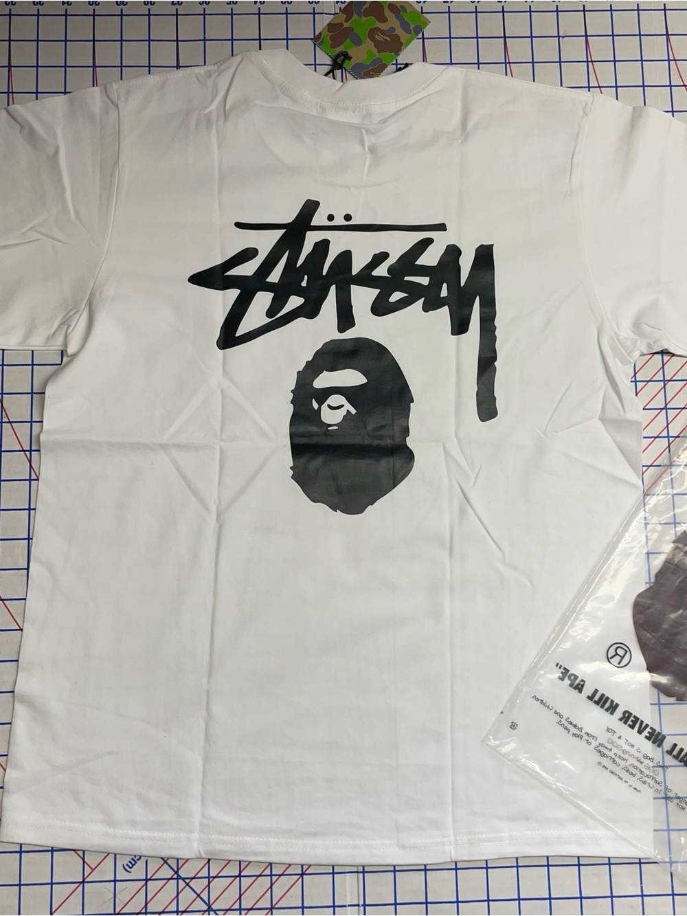 White Graphic Logo Short Sleeve Tee